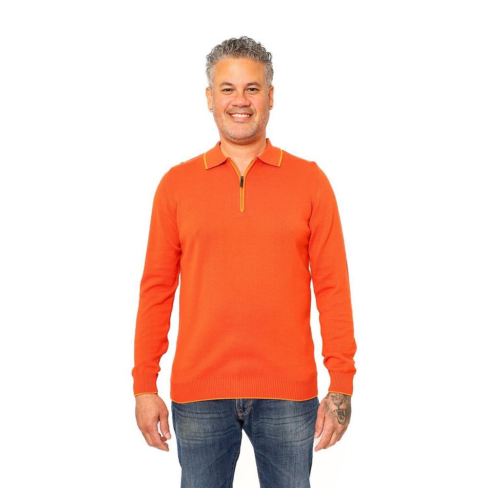 Мужская рубашка поло из однотонного хлопка с длинным рукавом и молнией на четверть Villena VELLAPAIS, цвет Dark Orange
Мужская рубашка поло из однотонного хлопка с длинным рукавом и молнией на четверть Villena VELLAPAIS, цвет Dark Orange