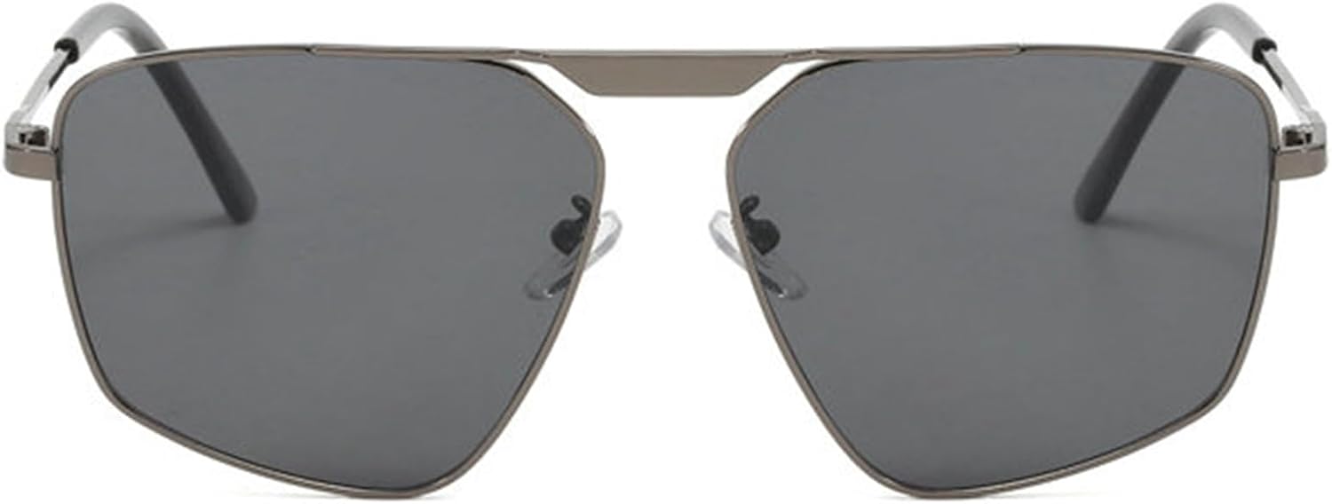 Солнцезащитные очки Willochra Vintage Square Pilot для женщин, модель 2025, роскошная многоугольная градиентная металлическая оправа, черные, защита от УФ-излучения UV400, C3
Солнцезащитные очки Willochra Vintage Square Pilot для женщин, модель 2025, роскошная многоугольная градиентная металлическая оправа, черные, защита от УФ-излучения UV400, C3