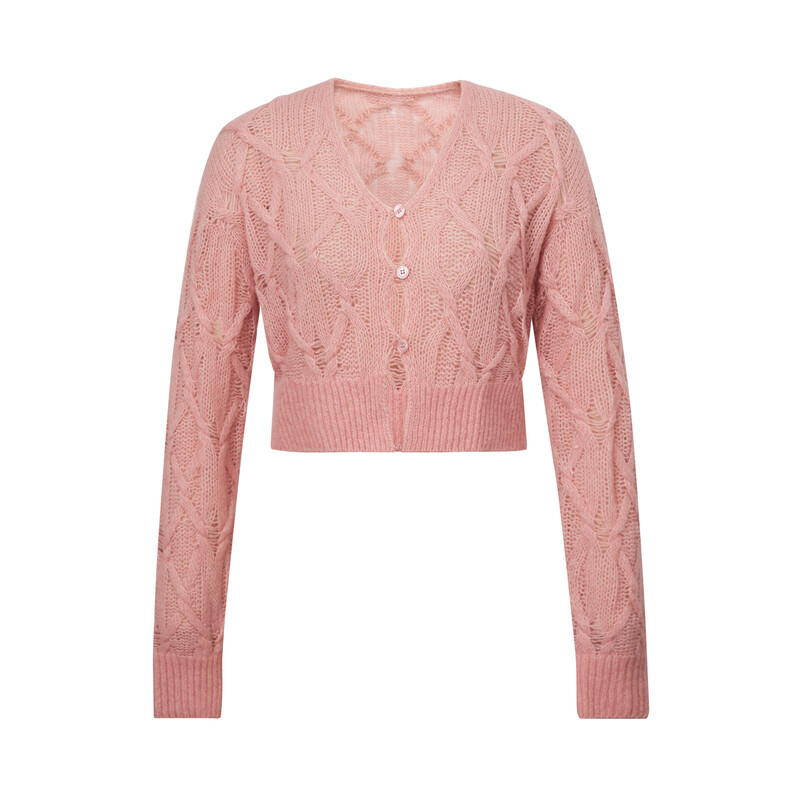 Короткий вязаный кардиган Deep Breatht, серый
Короткий вязаный кардиган Deep Breatht, серый