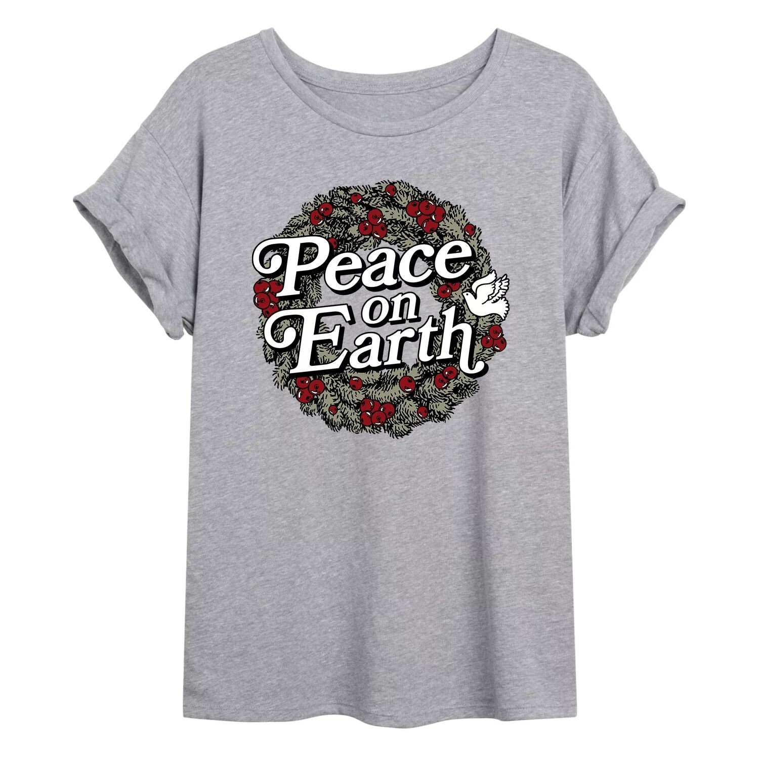 Футболка с цветочным рисунком и венком Peace On Earth для юниоров Licensed Character
Футболка с цветочным рисунком и венком Peace On Earth для юниоров Licensed Character