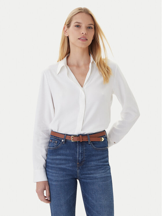 Рубашка regular fit WW0WW46597 Tommy Hilfiger, экрю
Рубашка regular fit WW0WW46597 Tommy Hilfiger, экрю