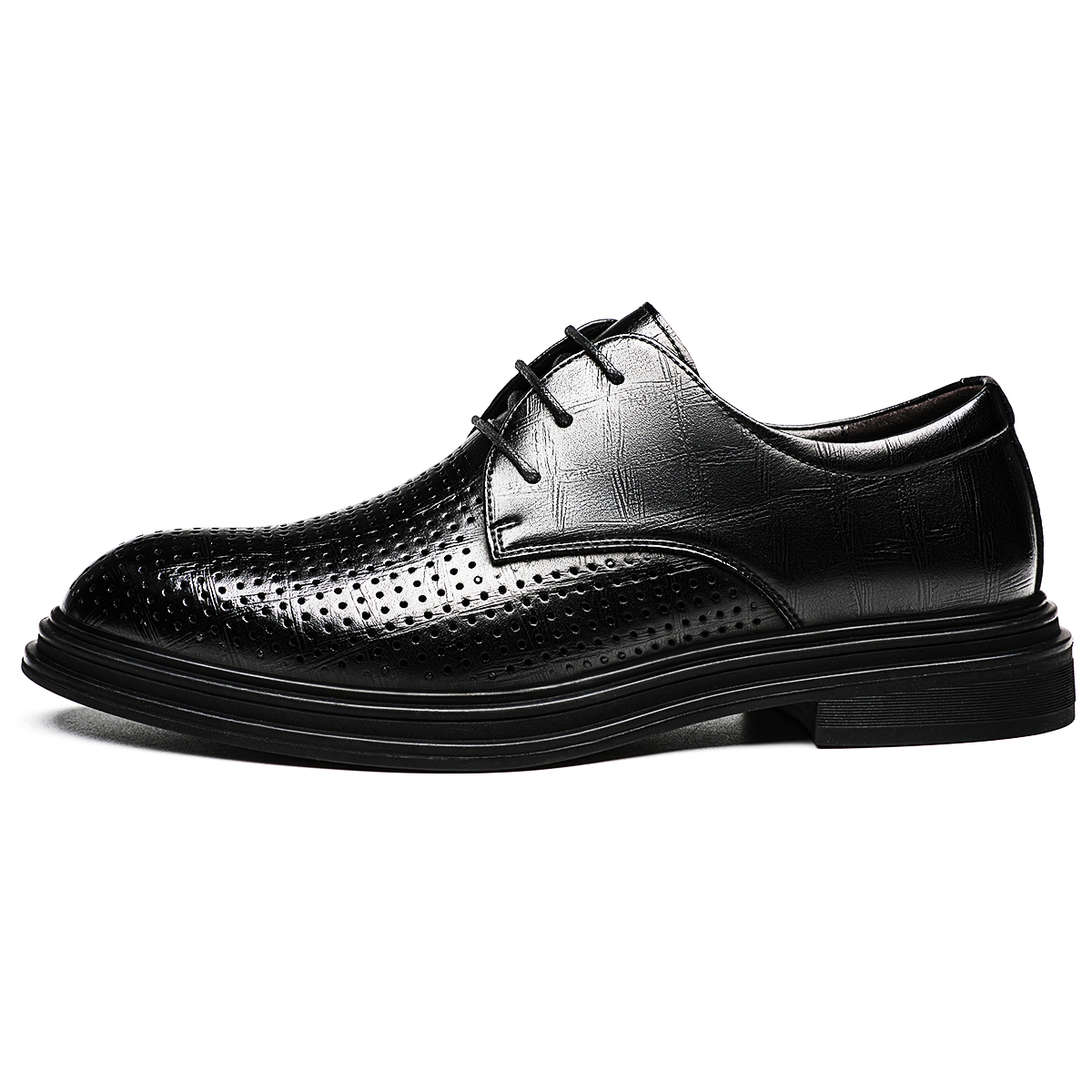 CHINT Туфли мужские низкие, черные 
CHINT Туфли мужские низкие, черные