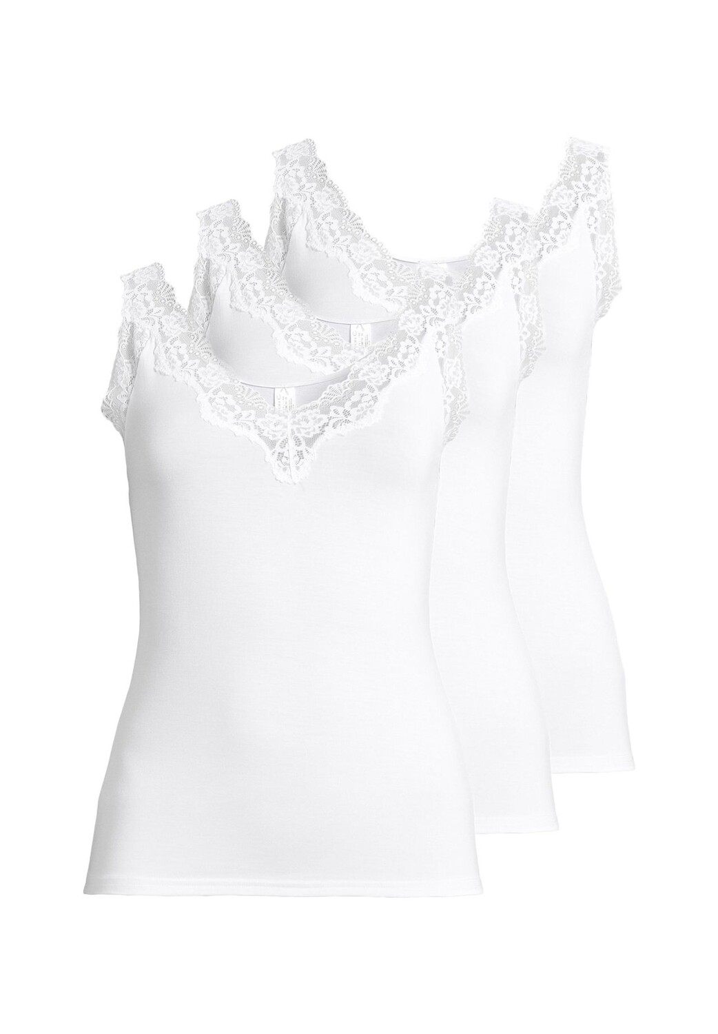 Майка/топ, упаковка из 3 шт Romance Nina von C., белый 
Майка/топ, упаковка из 3 шт Romance Nina von C., белый