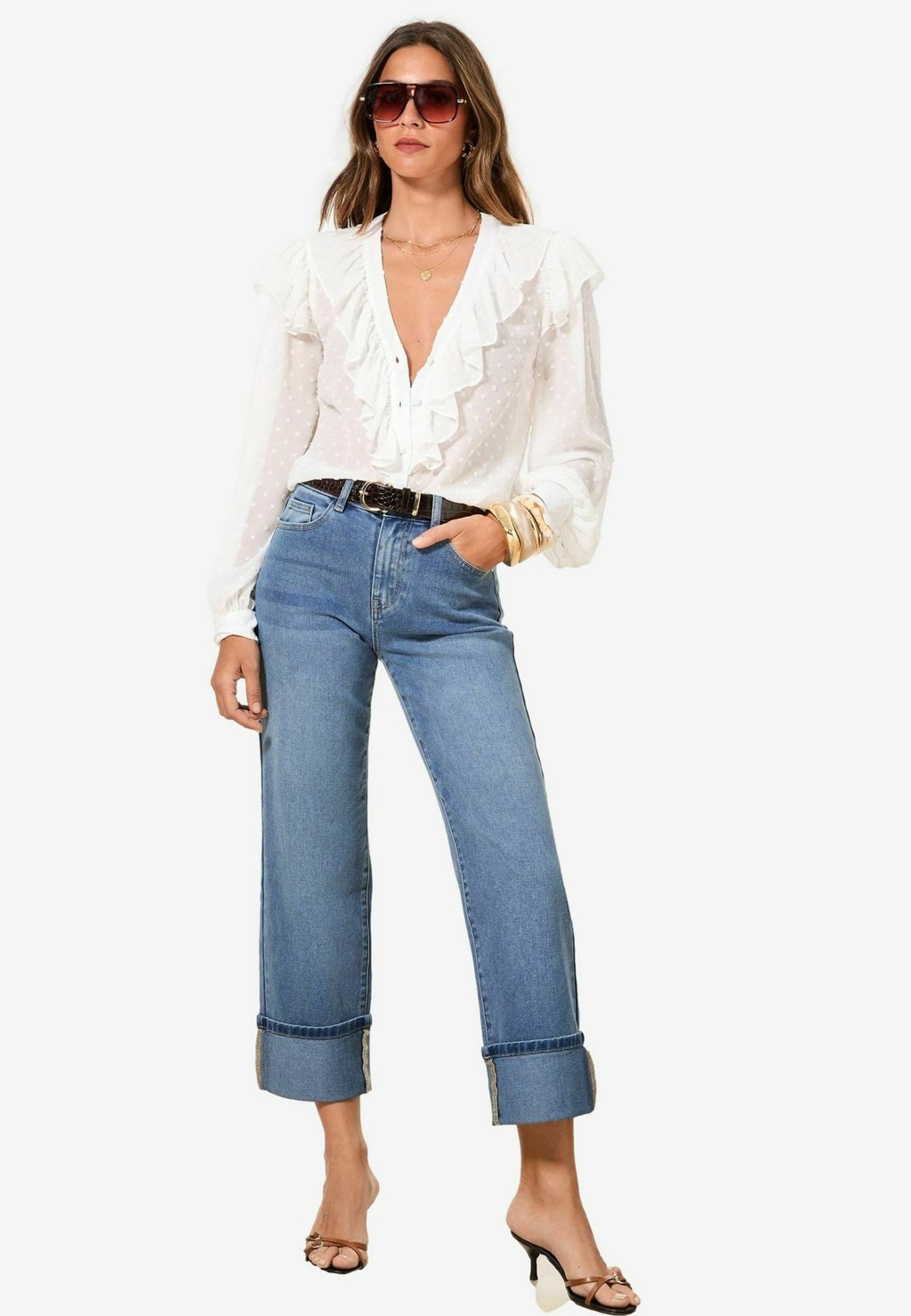 Расклешенные джинсы Lipsy, синий
Расклешенные джинсы Lipsy, синий