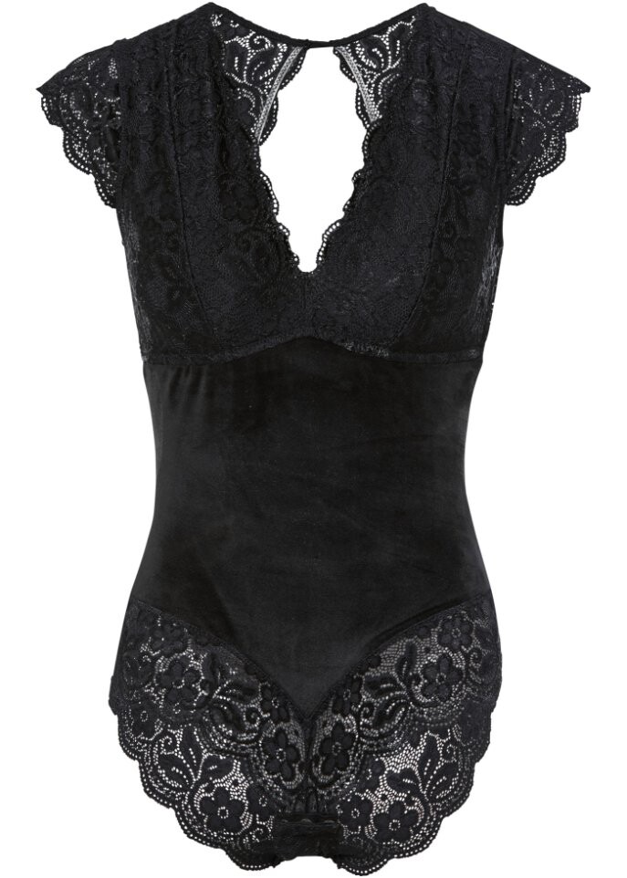 Бархатное боди без косточек Bodyflirt, черный
Бархатное боди без косточек Bodyflirt, черный