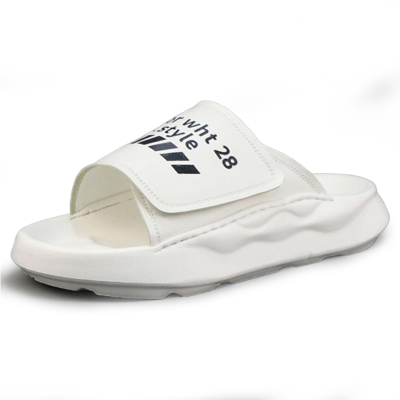 Devanro Мужские белые слайдеры с прошитой резиново-пенной подошвой, цвет White
Devanro Мужские белые слайдеры с прошитой резиново-пенной подошвой, цвет White