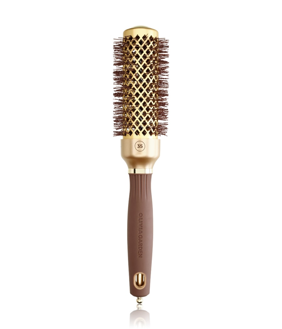 Круглая кисть Olivia Garden Expert Blowout Shine 35/50 wavy bristles, gold/brown, 1 шт.
Круглая кисть Olivia Garden Expert Blowout Shine 35/50 wavy bristles, gold/brown, 1 шт.