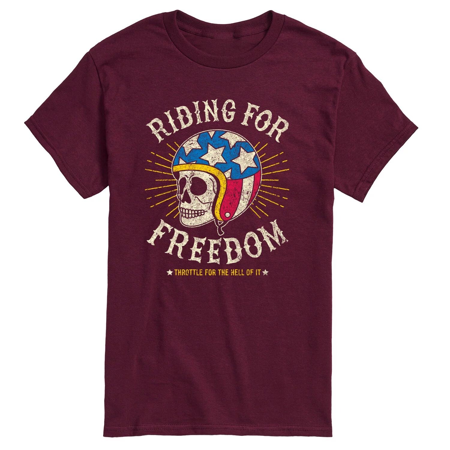 Мужская футболка Riding For Freedom с рисунком черепа Licensed Character
Мужская футболка Riding For Freedom с рисунком черепа Licensed Character