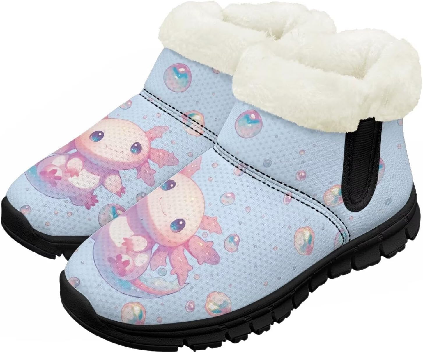Девочки Мальчики Зимние Сапоги Сноубутсы для Малышей Теплая Обувь с Меховой Подкладкой Модные Ботильоны Нескользящая Обувь Chririnla, Cute Axolotl
Девочки Мальчики Зимние Сапоги Сноубутсы для Малышей Теплая Обувь с Меховой Подкладкой Модные Ботильоны Нескользящая Обувь Chririnla, Cute Axolotl