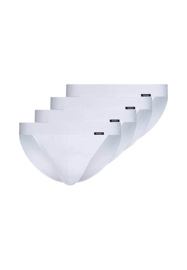 Трусики-Стринги 4 шт. в упаковке - хлопковые трусы в стиле ретро тонкий рубчик из хлопка Skiny, белый
Трусики-Стринги 4 шт. в упаковке - хлопковые трусы в стиле ретро тонкий рубчик из хлопка Skiny, белый