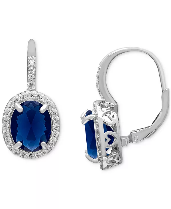 Серьги с застежкой-рычагом, овальной формы, с выращенными в лаборатории синими сапфирами (6-1/3 карата tw) и белыми сапфирами (1/2 карата tw) из стерлингового серебра Macy'S, sapphire, Белый, Серьги с застежкой-рычагом, овальной формы, с выращенными в лаб
Серьги с застежкой-рычагом, овальной формы, с выращенными в лаборатории синими сапфирами (6-1/3 карата tw) и белыми сапфирами (1/2 карата tw) из стерлингового серебра Macy'S, sapphire, Белый, Серьги с застежкой-рычагом, овальной формы, с выращенными в лаб