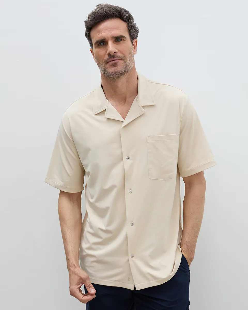 Мужская рубашка с охлаждающим эффектом, короткий рукав Sepiia, бежевый
Мужская рубашка с охлаждающим эффектом, короткий рукав Sepiia, бежевый