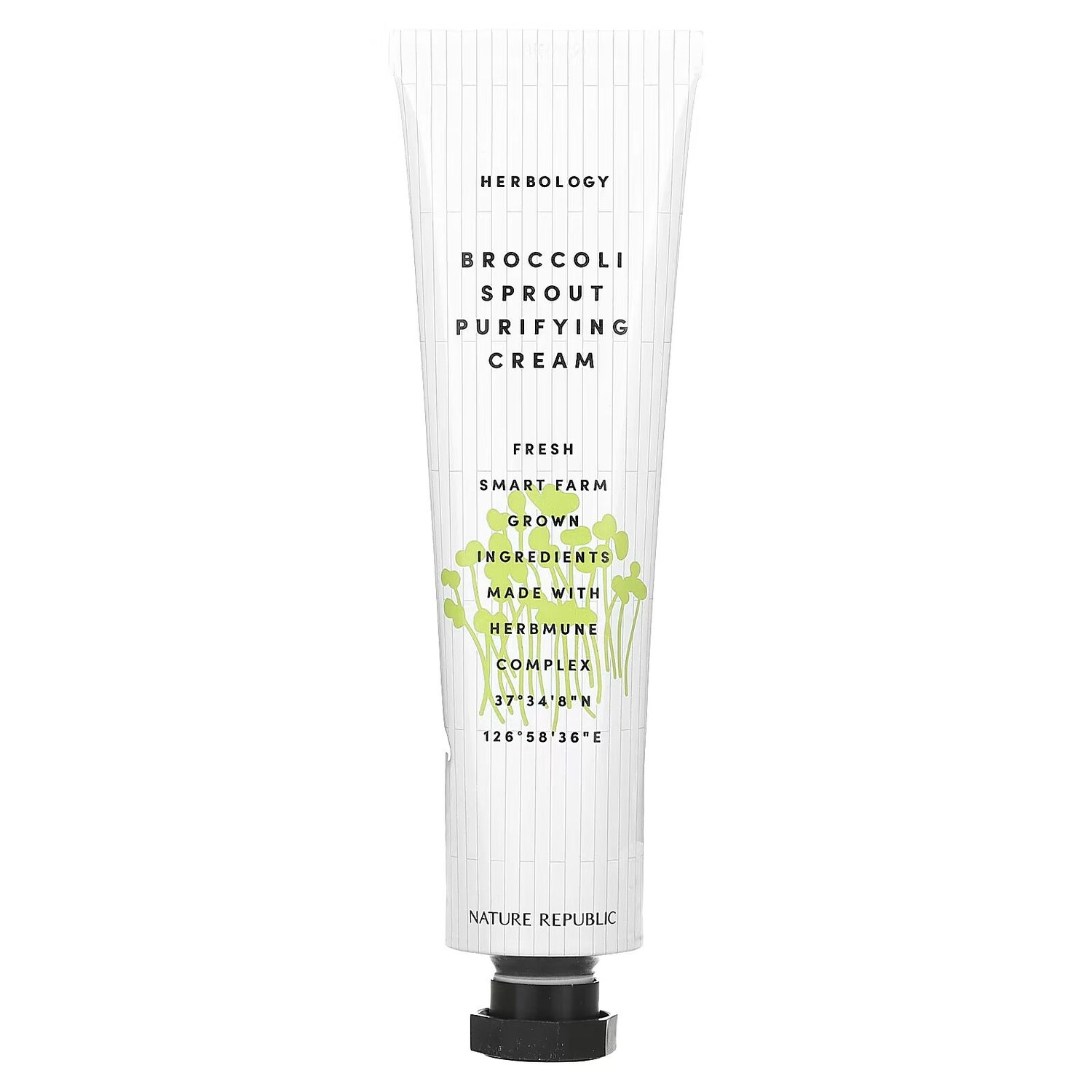 Herbology, Очищающий крем с ростками брокколи, 2,36 жидких унций (70 мл) Nature Republic
Herbology, Очищающий крем с ростками брокколи, 2,36 жидких унций (70 мл) Nature Republic