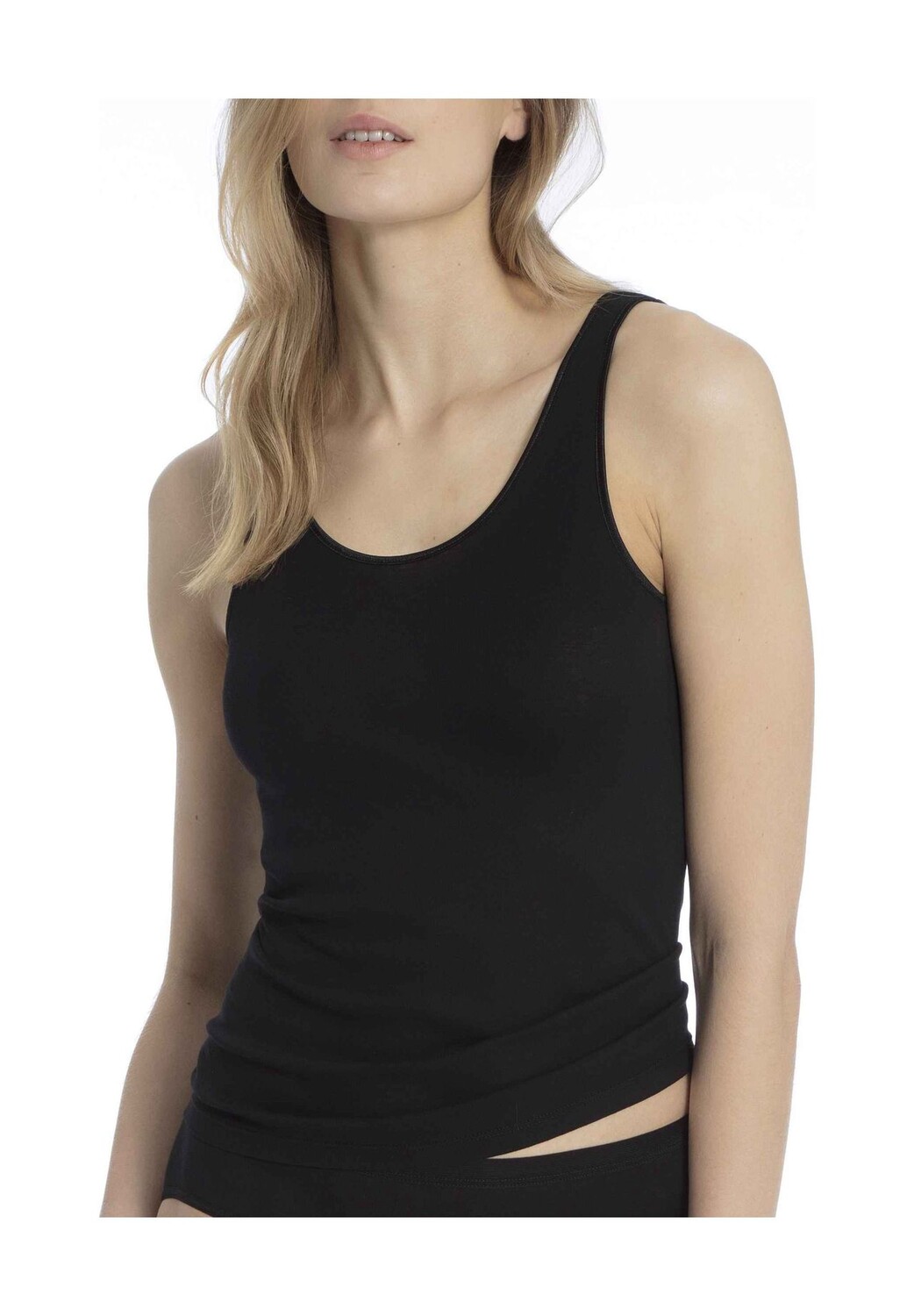 Майка Classic Light, на широких бретелях, однотонная, женская CALIDA, черный
Майка Classic Light, на широких бретелях, однотонная, женская CALIDA, черный