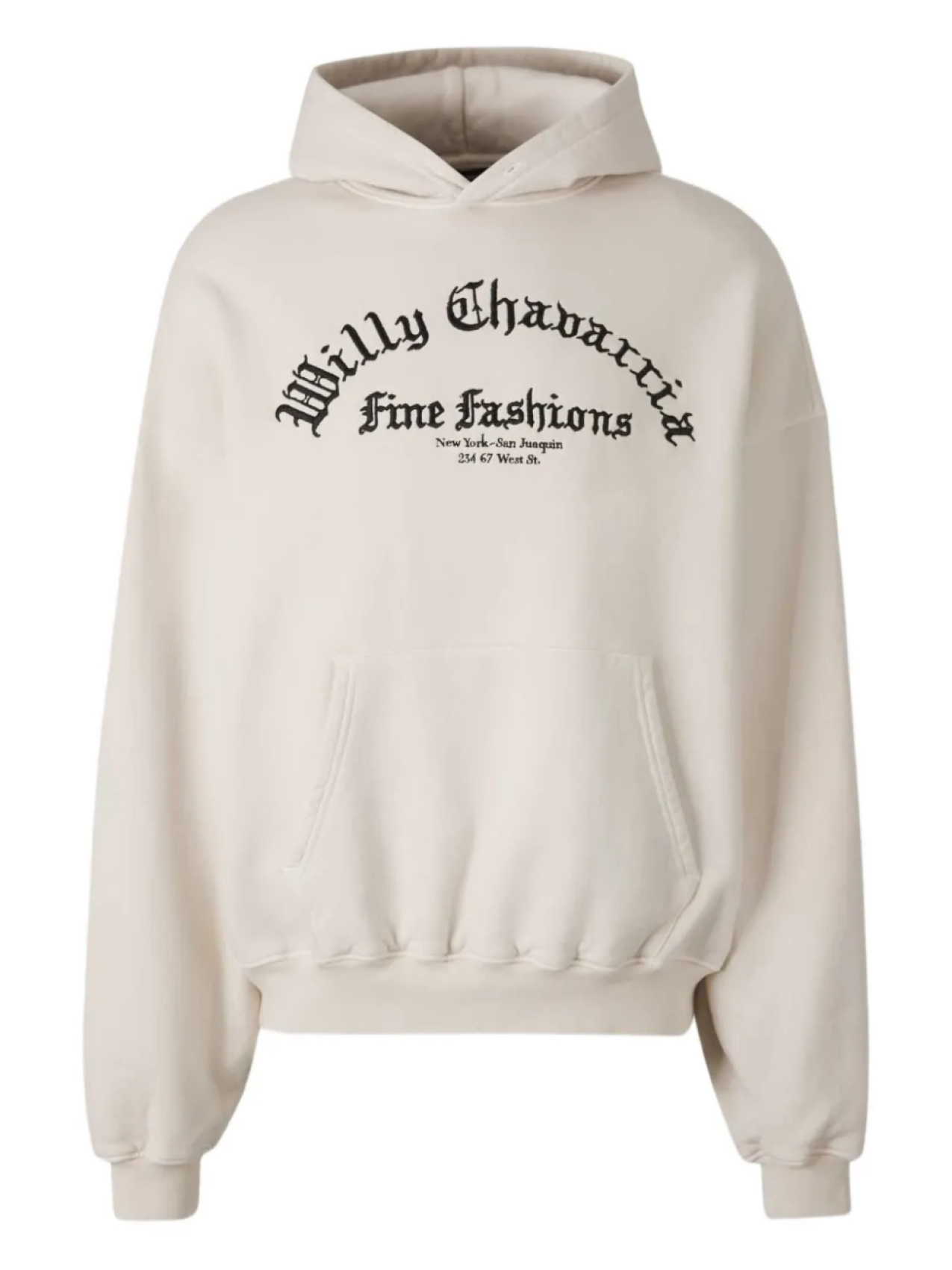 Willy Chavarria базовое худи, белый
Willy Chavarria базовое худи, белый