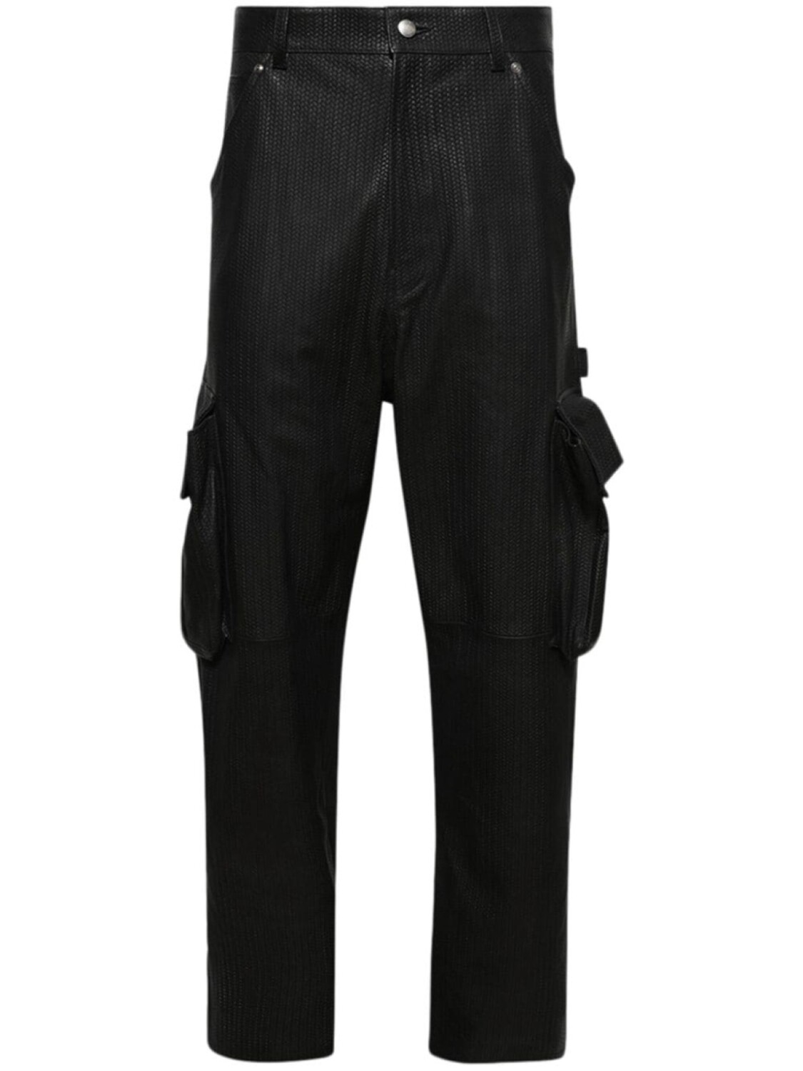 1989 STUDIO брюки карго с плетением Intreccio, черный 
1989 STUDIO брюки карго с плетением Intreccio, черный