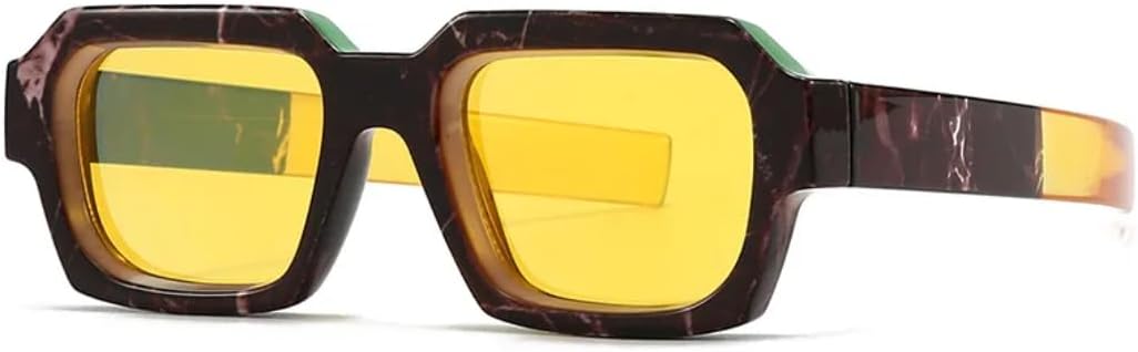 Классические дизайнерские солнцезащитные очки для женщин и мужчин, роскошные винтажные модные солнцезащитные очки, популярные двухцветные панк-очки для вождения SZVVBKK, Marble Yellow
Классические дизайнерские солнцезащитные очки для женщин и мужчин, роскошные винтажные модные солнцезащитные очки, популярные двухцветные панк-очки для вождения SZVVBKK, Marble Yellow