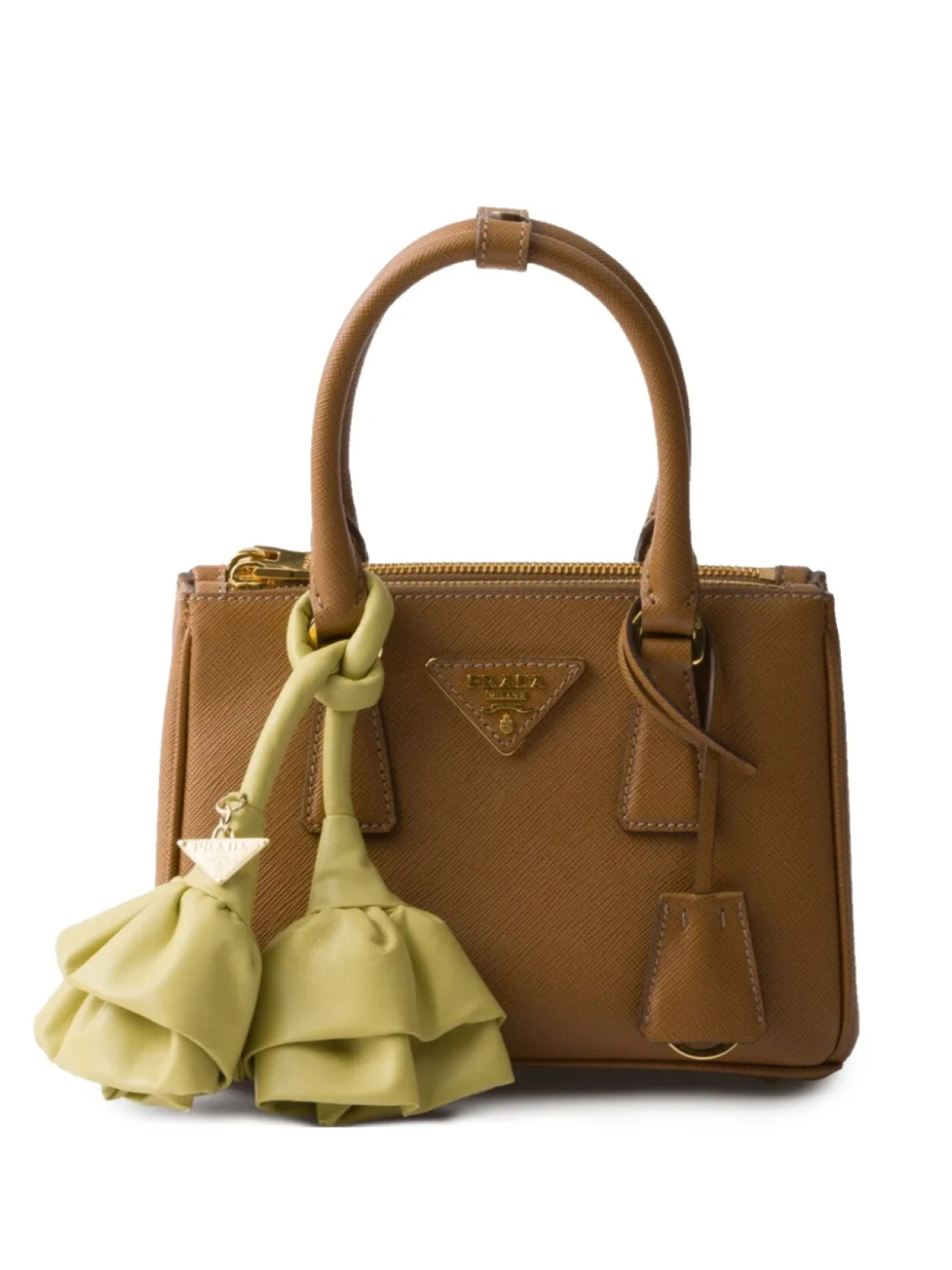 Сумка-тоут Mini Galleria Saffiano Prada, коричневый
Сумка-тоут Mini Galleria Saffiano Prada, коричневый