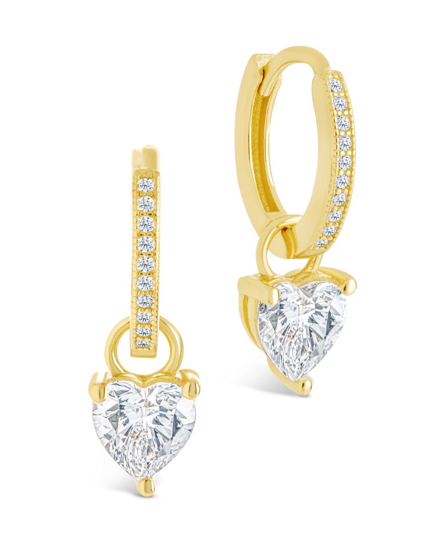 Серьги-подвески из стерлингового серебра Евгения в форме сердца с фианитами Sterling Forever, Gold
Серьги-подвески из стерлингового серебра Евгения в форме сердца с фианитами Sterling Forever, Gold