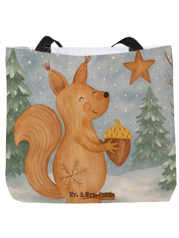 Mr. & Mrs. Panda Сумка с рождественским дизайном в виде белки, без надписей, белого цвета
Mr. & Mrs. Panda Сумка с рождественским дизайном в виде белки, без надписей, белого цвета