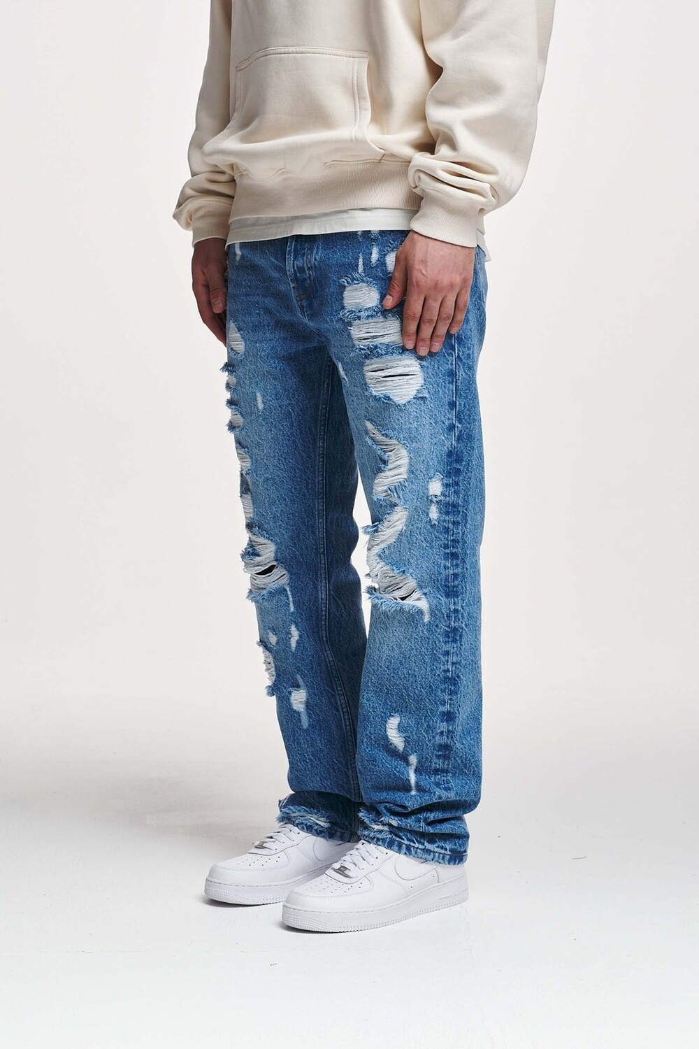 Джинсы прямого кроя FIRIO DESTROYED STRAIGHT 2Y Studios, цвет blue 
Джинсы прямого кроя FIRIO DESTROYED STRAIGHT 2Y Studios, цвет blue