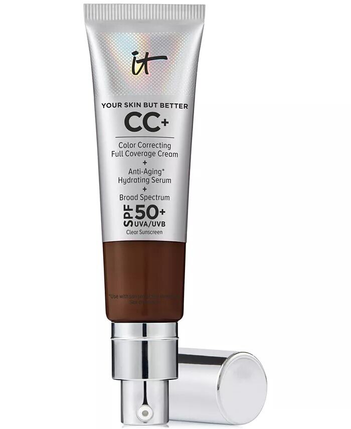 CC+ Крем с SPF 50+ It Cosmetics, цвет Deep Mocha
CC+ Крем с SPF 50+ It Cosmetics, цвет Deep Mocha