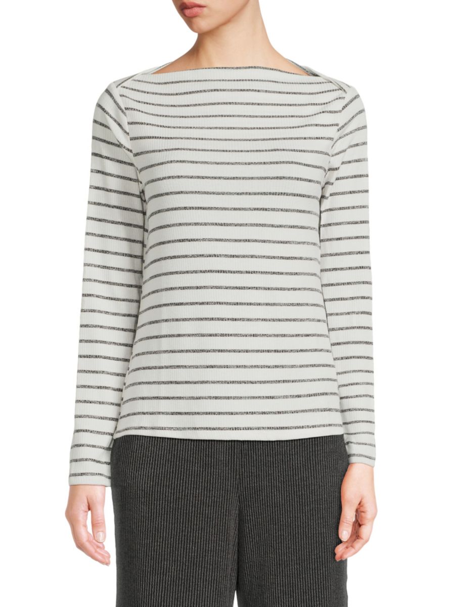 Полосатая футболка Bobeau, цвет Ivory Black
Полосатая футболка Bobeau, цвет Ivory Black