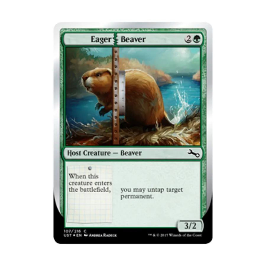 CCG Стремительный бобер (К), MTG - Unstable
CCG Стремительный бобер (К), MTG - Unstable
