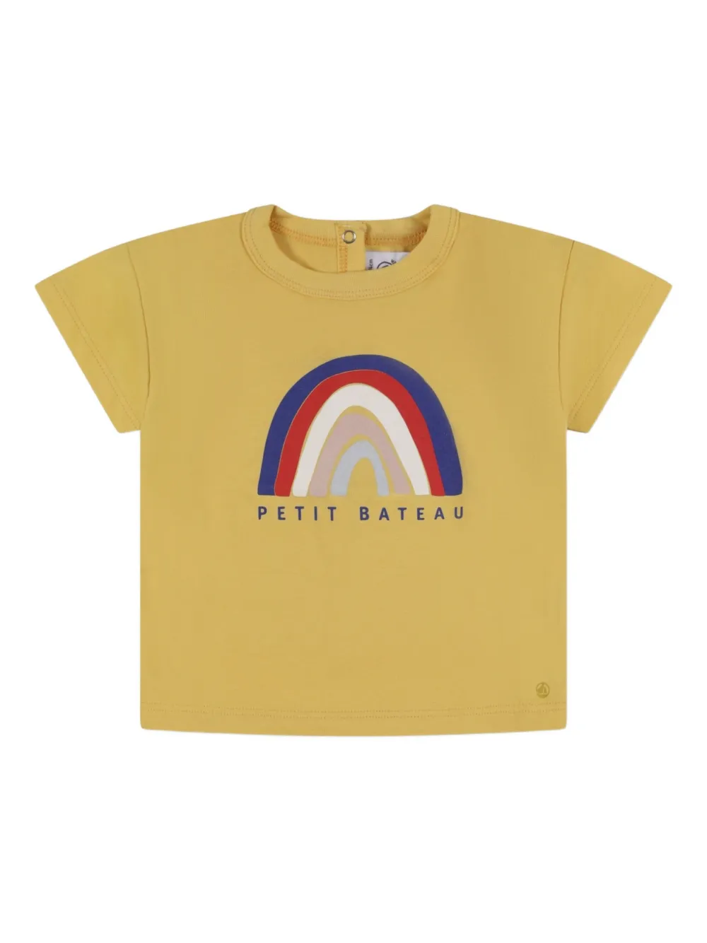 Футболка с радужной аппликацией Petit Bateau, желтый
Футболка с радужной аппликацией Petit Bateau, желтый
