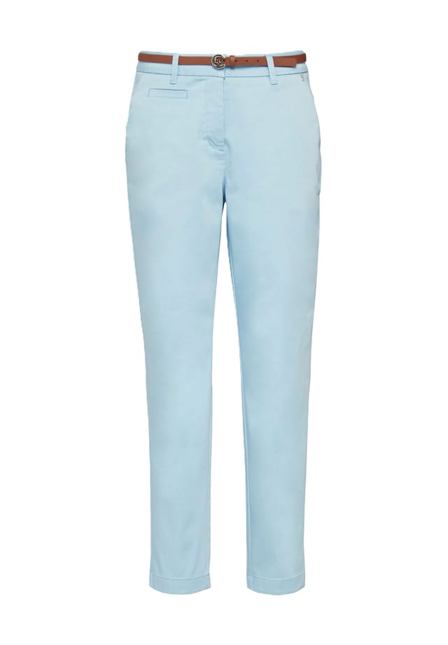 Брюки чинос облегающие с поясом простые Comma,, синий
Брюки чинос облегающие с поясом простые Comma,, синий