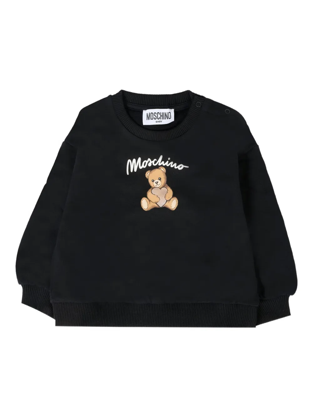 Толстовка с круглым вырезом и принтом Moschino Kids, черный
Толстовка с круглым вырезом и принтом Moschino Kids, черный