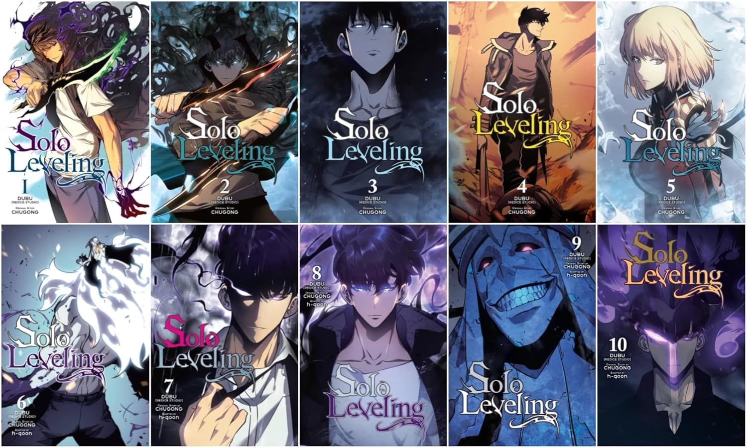Solo Leveling 10 Books Set (comic) - Vol.1-Vol.10 Set (Generic)
Solo Leveling 10 Books Set (comic) - Vol.1-Vol.10 Set (Generic)