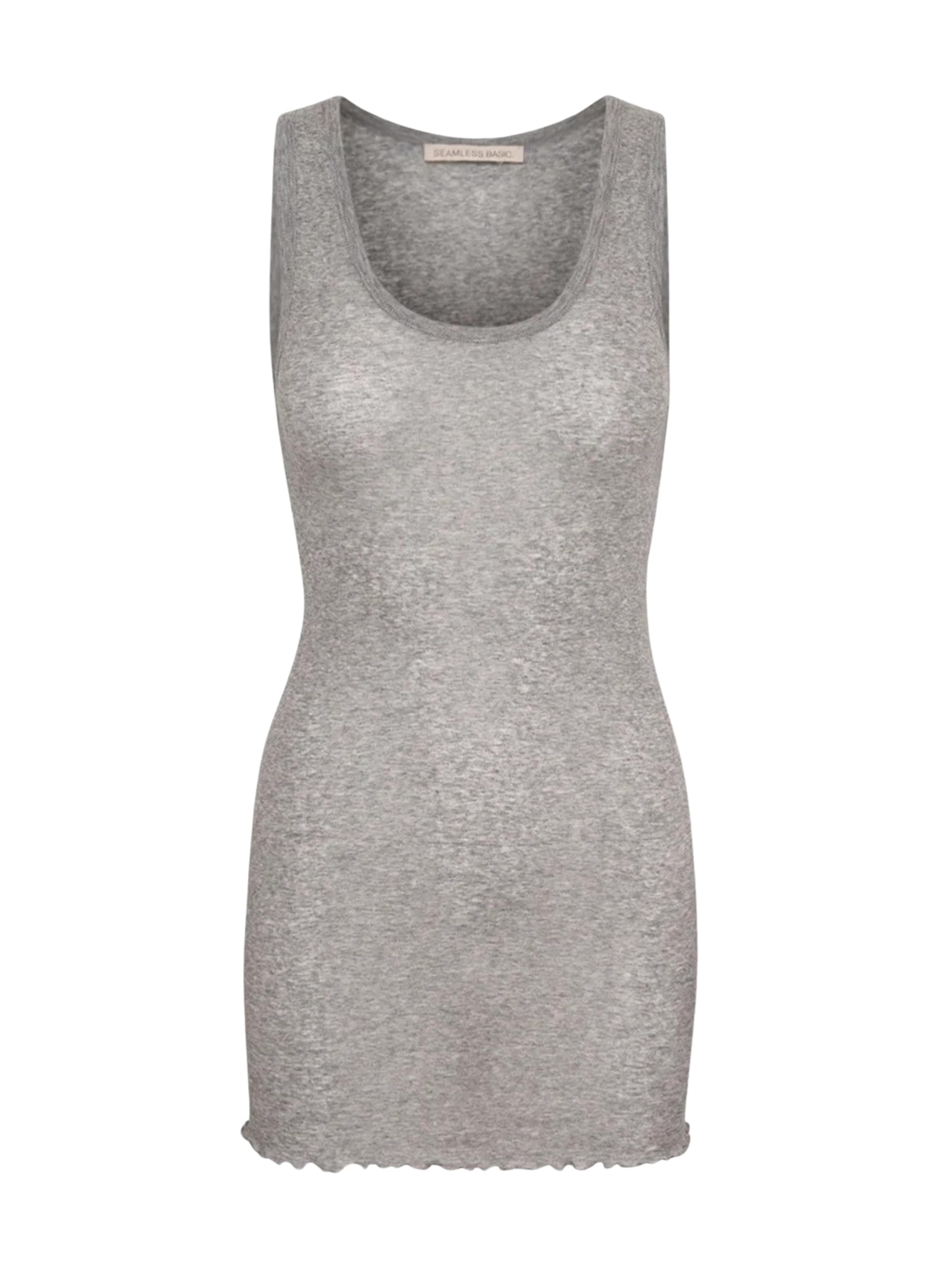 Seamless Basic Топ 'Bella' в светло-сером цвете
Seamless Basic Топ 'Bella' в светло-сером цвете