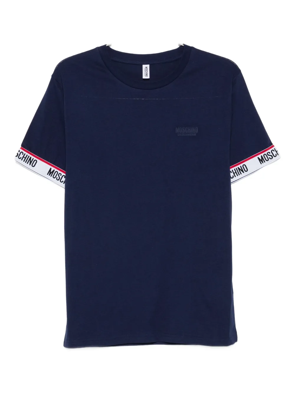 Футболка с логотипом на рукаве Moschino, синий
Футболка с логотипом на рукаве Moschino, синий