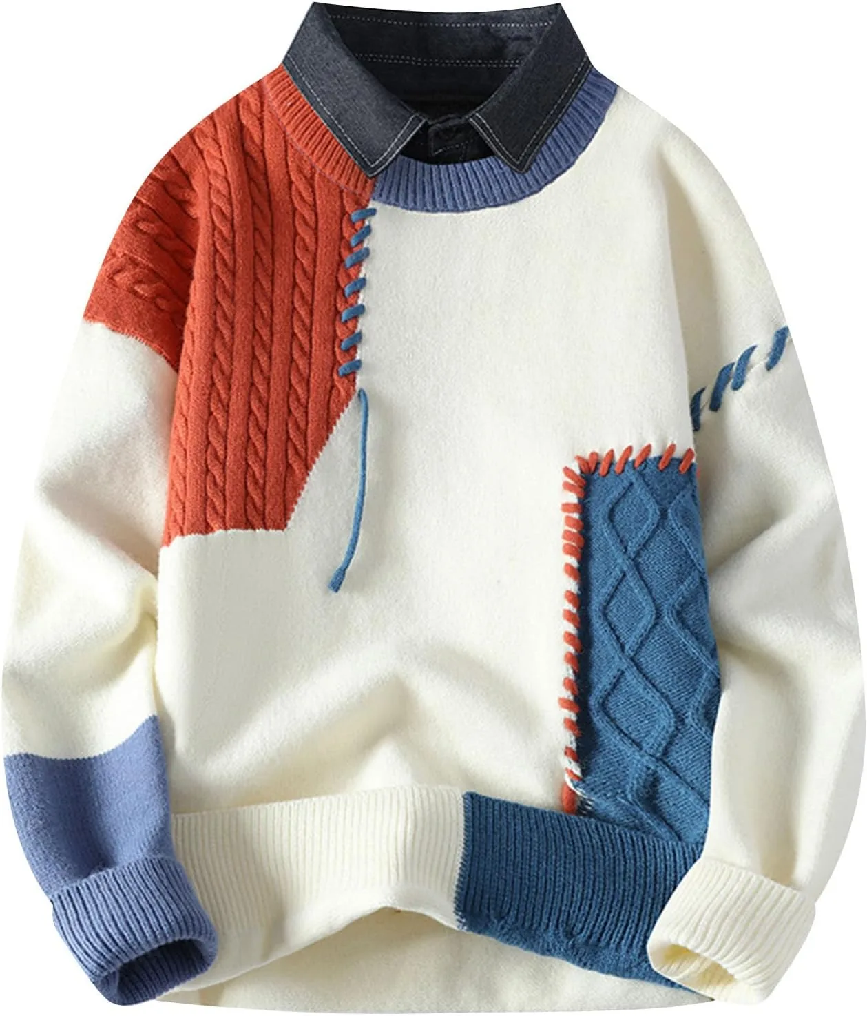 Длинный свитер для мужчин, легкий риббен
Длинный свитер для мужчин, легкий риббен