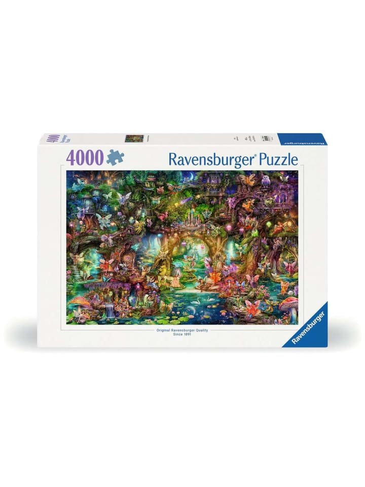 Пазл Ravensburger, 4000 деталей, «Скрытый мир фей» в цвете
Пазл Ravensburger, 4000 деталей, «Скрытый мир фей» в цвете