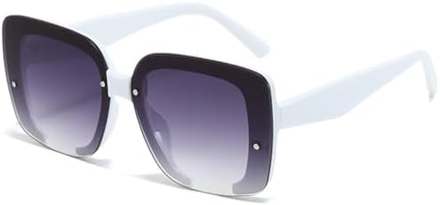 Солнцезащитные очки 2027 года для женщин и мужчин, модные солнцезащитные очки в крупной оправе, защита от УФ-излучения UV400, белые и серые, один размер MTZJH, One Color
Солнцезащитные очки 2027 года для женщин и мужчин, модные солнцезащитные очки в крупной оправе, защита от УФ-излучения UV400, белые и серые, один размер MTZJH, One Color