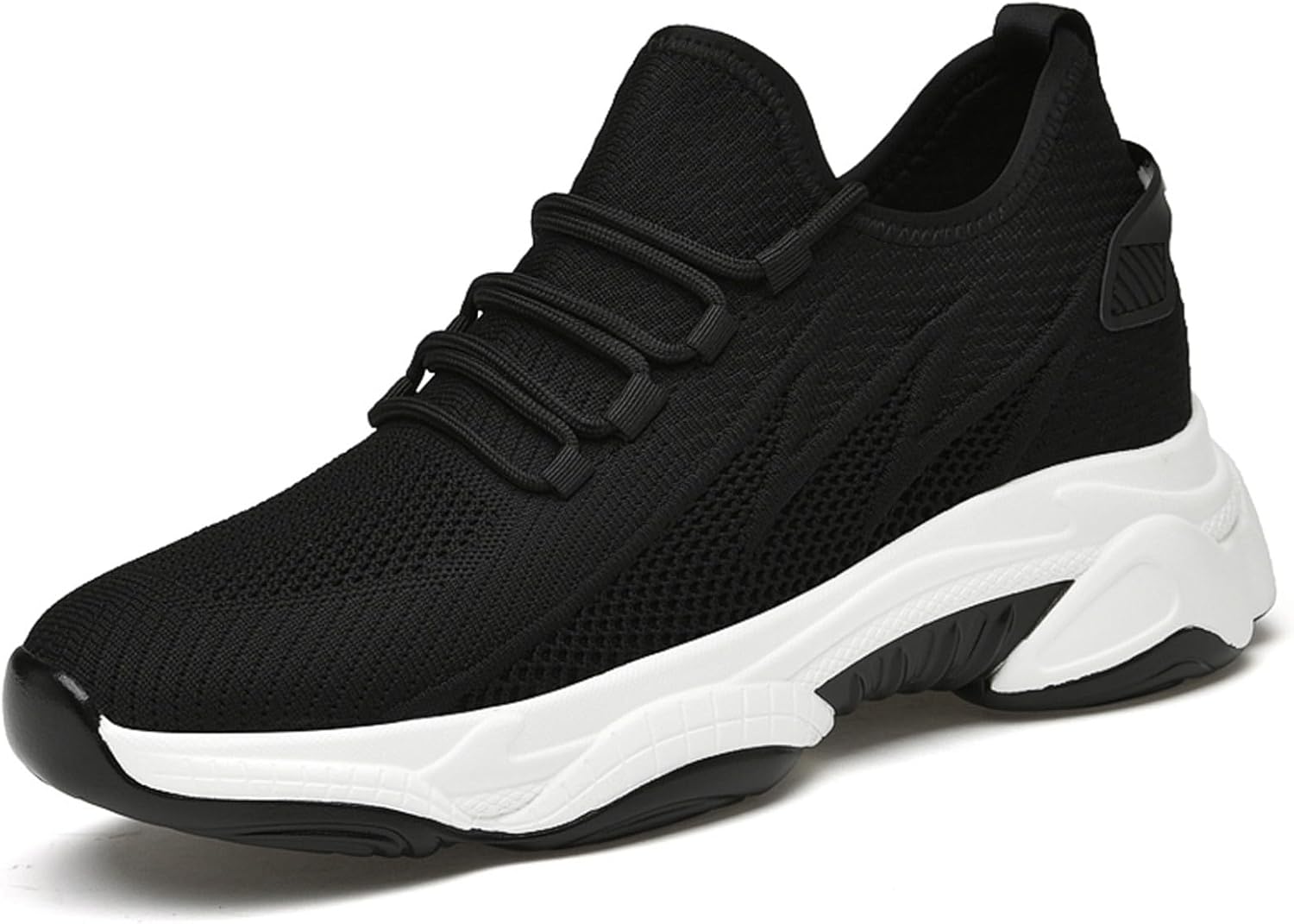 Мужские кроссовки на скрытой платформе с увеличением роста на 8 см, дышащие, из сетчатого материала, легкие, спортивно-повседневные Bkmyth, черный
Мужские кроссовки на скрытой платформе с увеличением роста на 8 см, дышащие, из сетчатого материала, легкие, спортивно-повседневные Bkmyth, черный