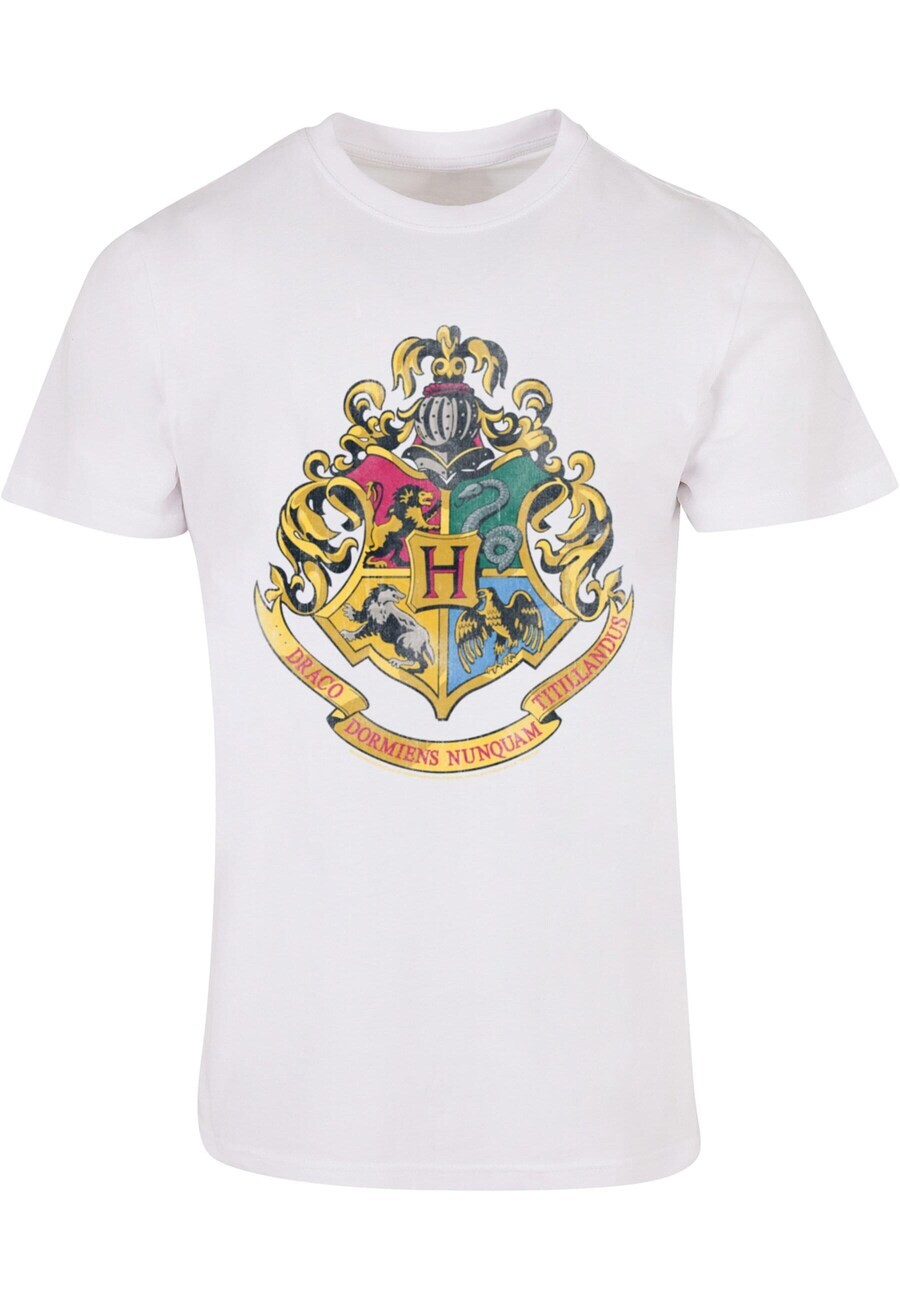 Классическая футболка ABSOLUTE CULT Shirt Harry Potter Distressed Hogwarts Crest, белый 
Классическая футболка ABSOLUTE CULT Shirt Harry Potter Distressed Hogwarts Crest, белый