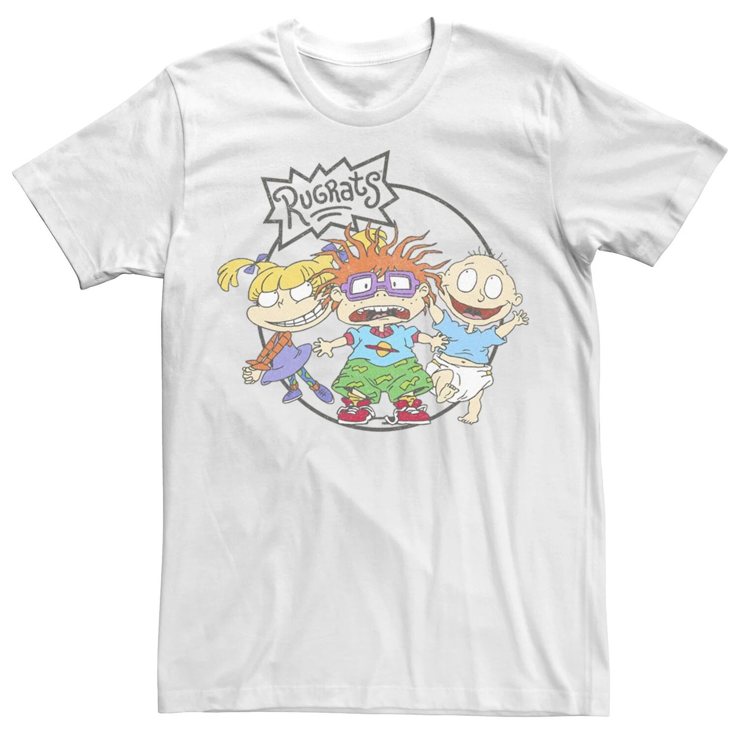 Мужская футболка с логотипом Rugrats Chuckie Tommy and Angelica Licensed Character
Мужская футболка с логотипом Rugrats Chuckie Tommy and Angelica Licensed Character