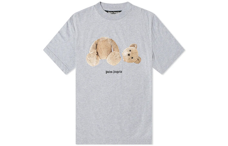 Футболка с классическим рисунком медведя Palm Angels, серый
Футболка с классическим рисунком медведя Palm Angels, серый