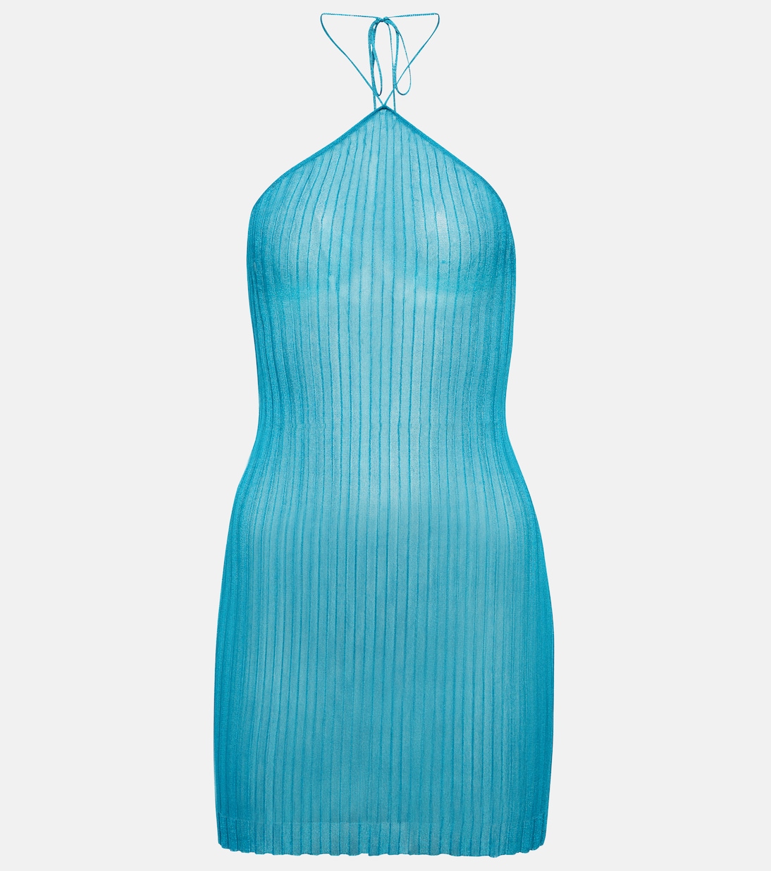 Мини-платье из хлопка с халтернеем Nensi Dojaka, Turquoise
Мини-платье из хлопка с халтернеем Nensi Dojaka, Turquoise