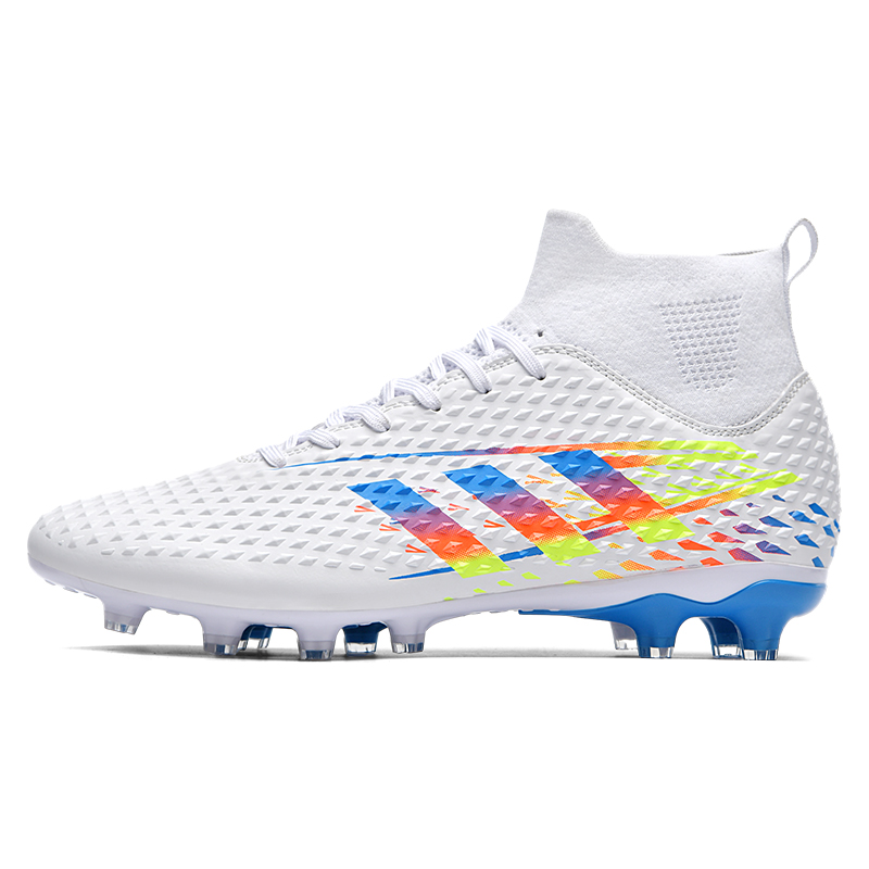 Футбольные бутсы Anti Kick Support с высоким верхом для подростков Kuding, белый 
Футбольные бутсы Anti Kick Support с высоким верхом для подростков Kuding, белый