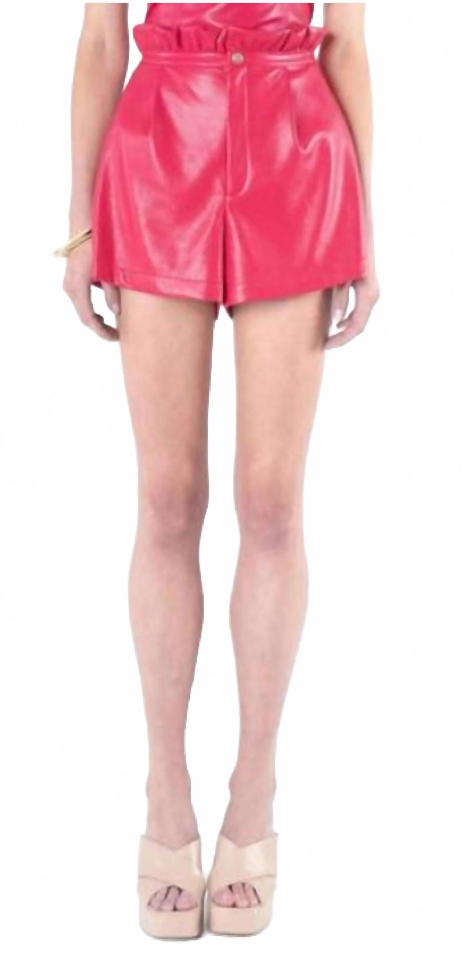 Розовые короткие шорты с рюшами Emily McCarthy
Розовые короткие шорты с рюшами Emily McCarthy