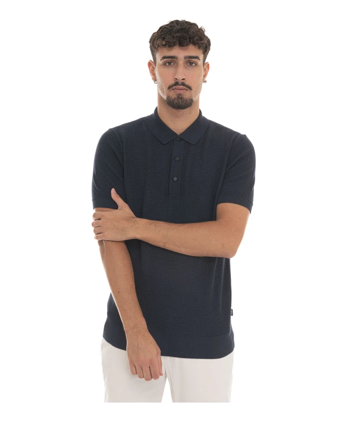 Строгая рубашка-поло с короткими рукавами Hugo, синий
Строгая рубашка-поло с короткими рукавами Hugo, синий