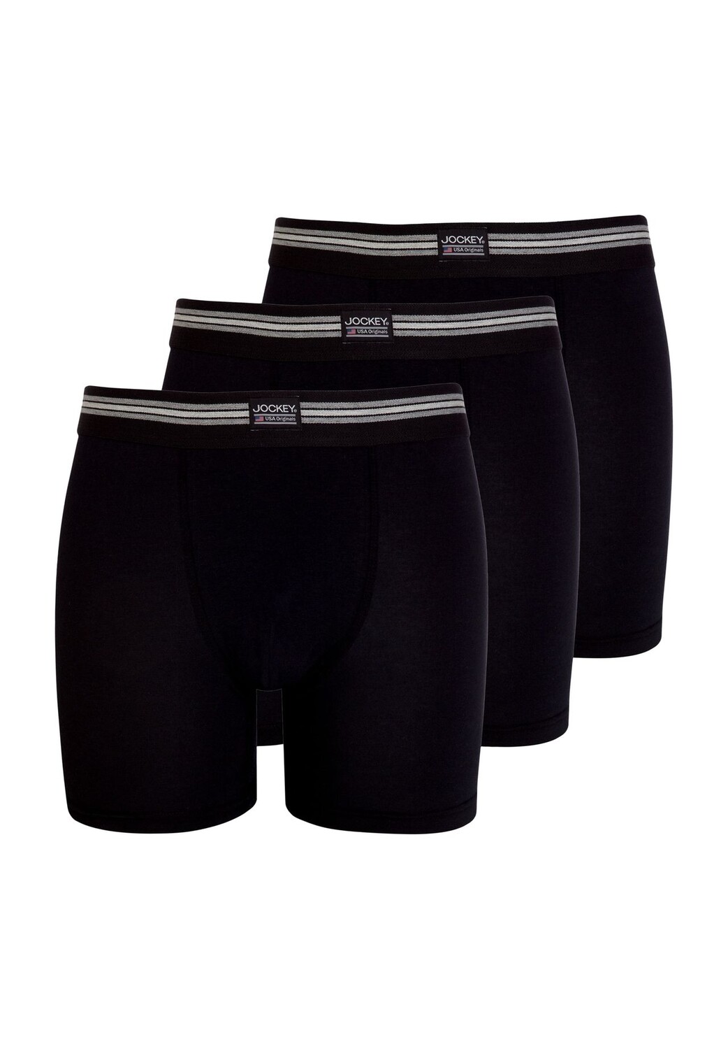 Мужские трусы-боксеры стрейч (3 шт.) JOCKEY, черный
Мужские трусы-боксеры стрейч (3 шт.) JOCKEY, черный