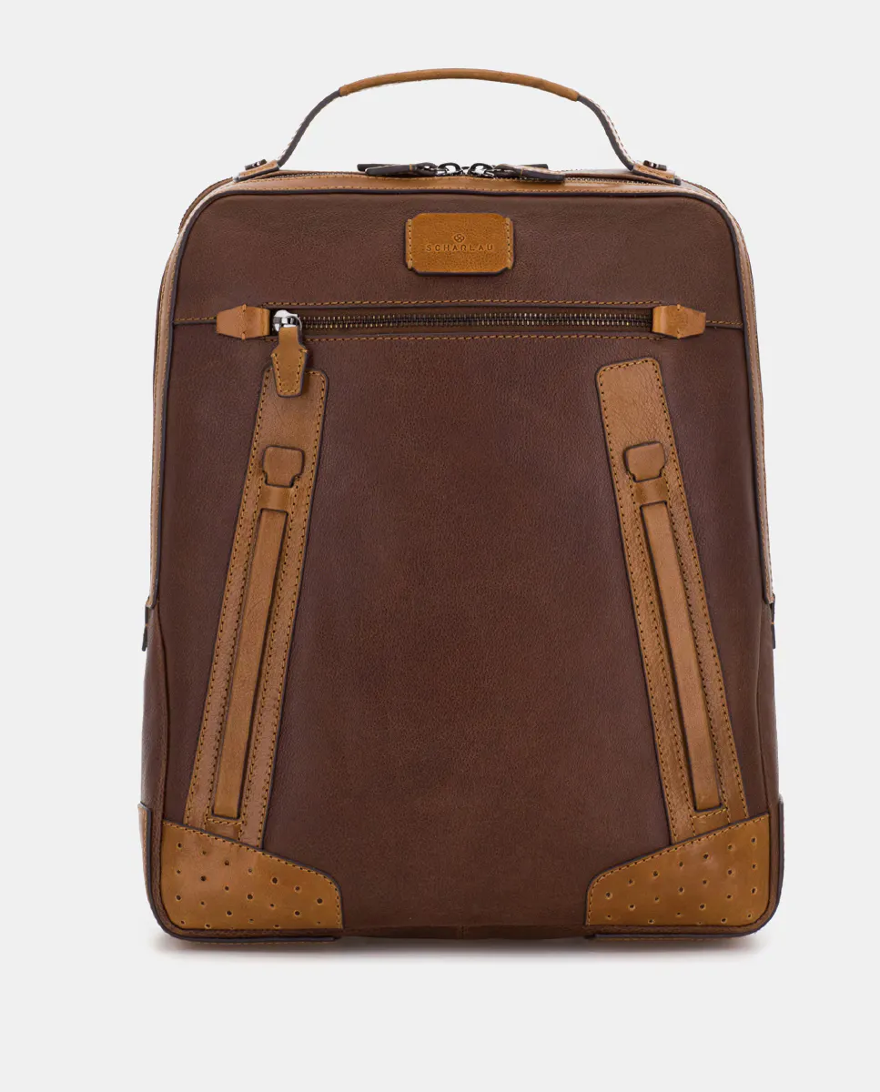 Рюкзак унисекс темно-коричневого цвета из воловьей кожи Scharlau, темно-коричневый
Рюкзак унисекс темно-коричневого цвета из воловьей кожи Scharlau, темно-коричневый
