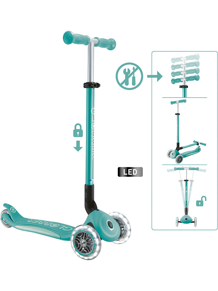 GLOBBER Самокат "Globber primo foldable plus lights" светло-голубого цвета - для детей от 3 лет
GLOBBER Самокат "Globber primo foldable plus lights" светло-голубого цвета - для детей от 3 лет