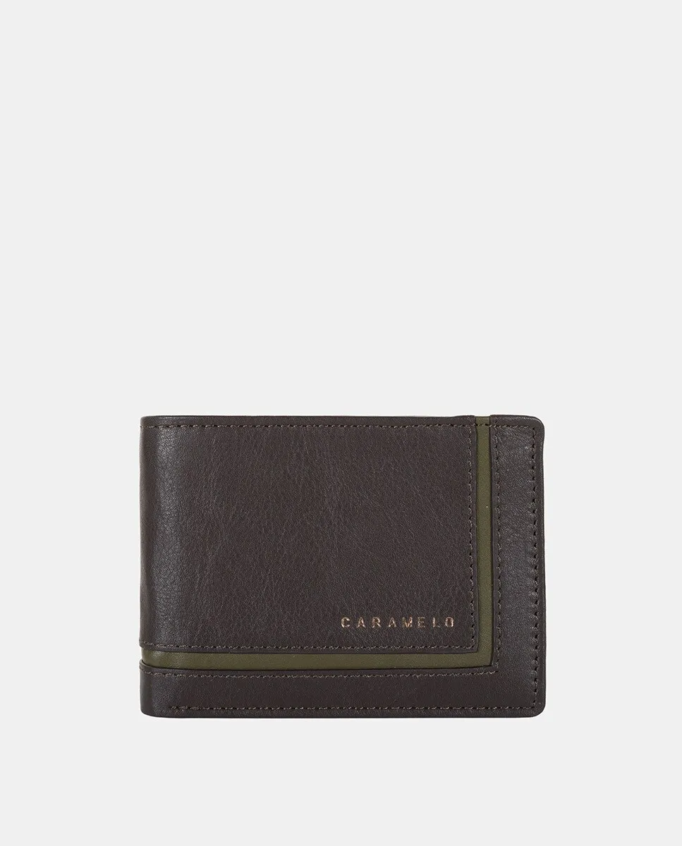 Мужской горизонтальный кошелек Caramelo, коричневый
Мужской горизонтальный кошелек Caramelo, коричневый