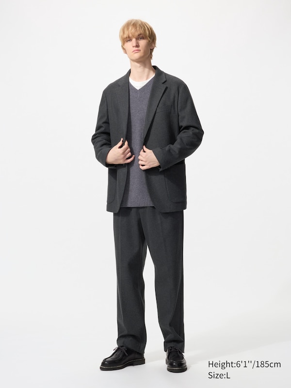 Широкие брюки со складками из ворсованного джерси Uniqlo, 08 dark grey
Широкие брюки со складками из ворсованного джерси Uniqlo, 08 dark grey